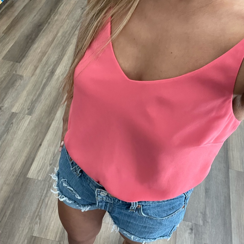 BR pink camisole lined top sz S